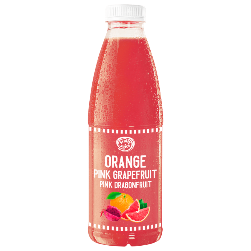 Fruity Juice Orange Pink Grapefruit Pink Dragonfruit 1l